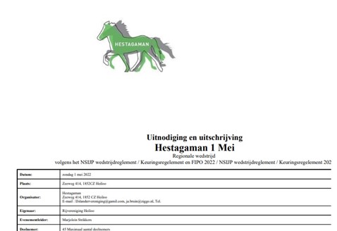 Hestagaman 1 mei
