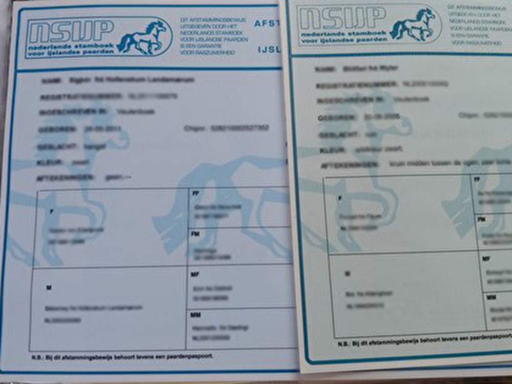 Statiegeld op afstammingsbewijs