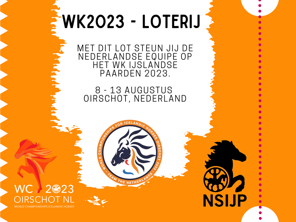 Mega loterij: Steun onze ruiters op het WK!