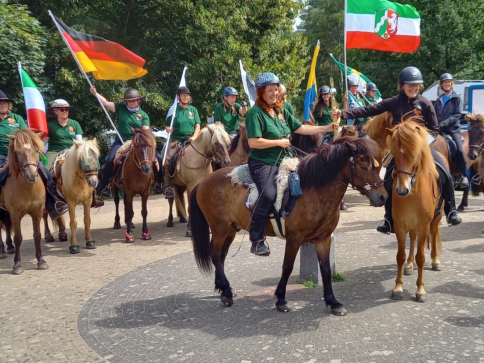 WK Oirschot: overdracht WK Baton van Duitsland naar Nederland!
