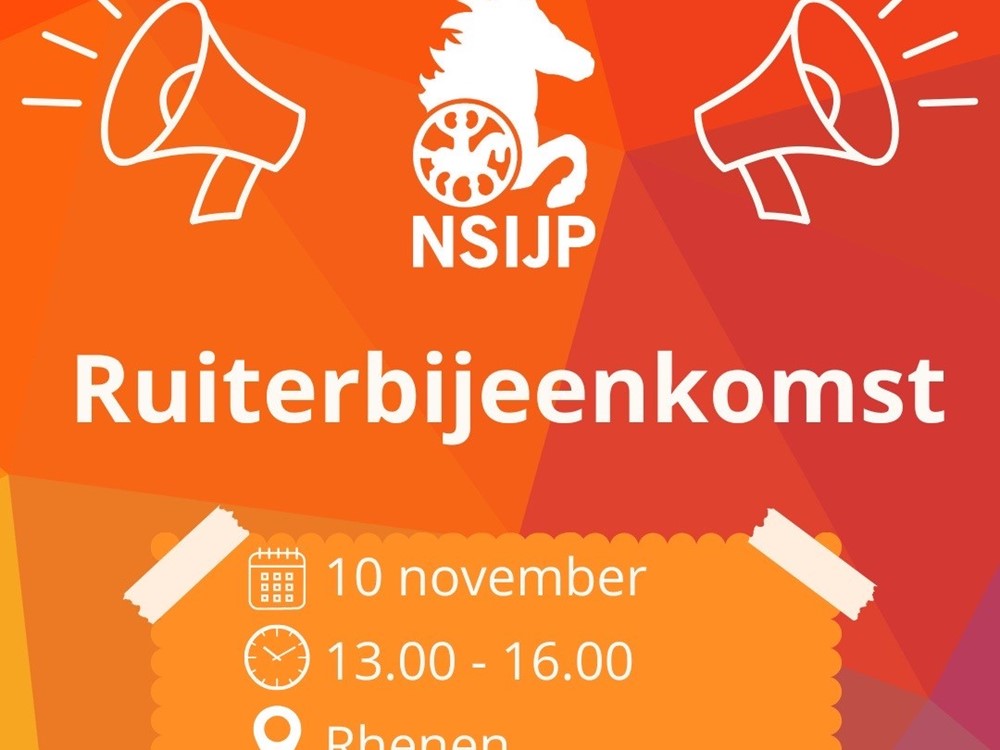 Ruiterbijeenkomst 10 november voor alle recreatie- sportruiters