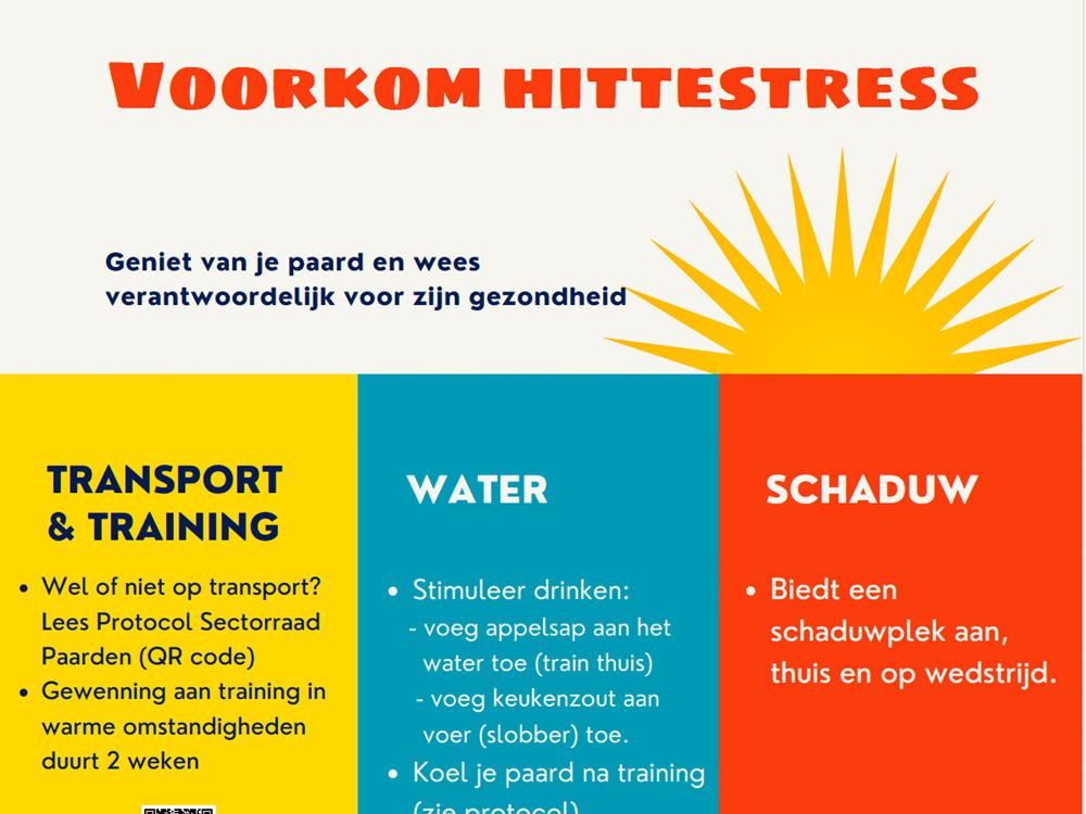 Voorkom hittestress